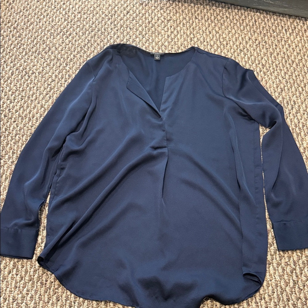 Ann Taylor Deep Blue Blouse